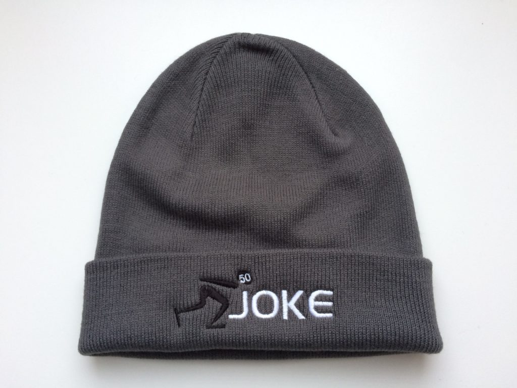 Gift idea, beanie, personalised with text and logo, by ZijHaven3, borduurstudio Lemmer